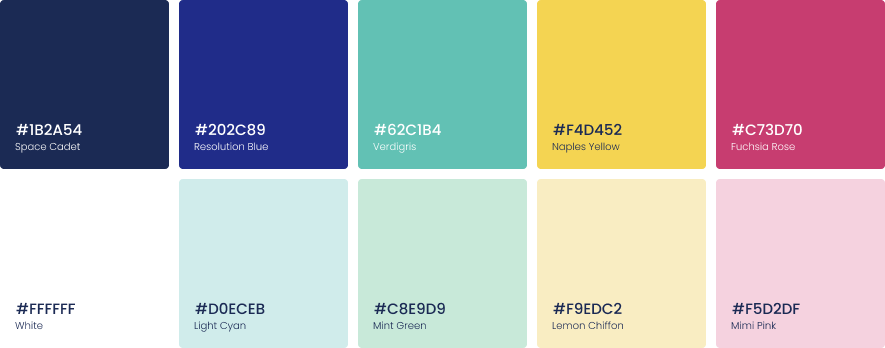 Colour Palette for the FFC app
