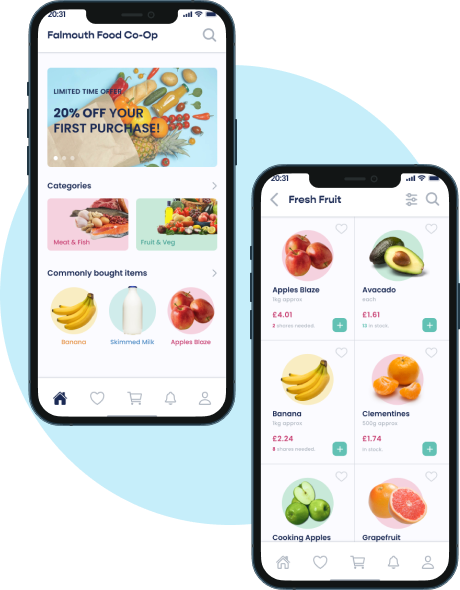 Screenshots from the FFC Prototype