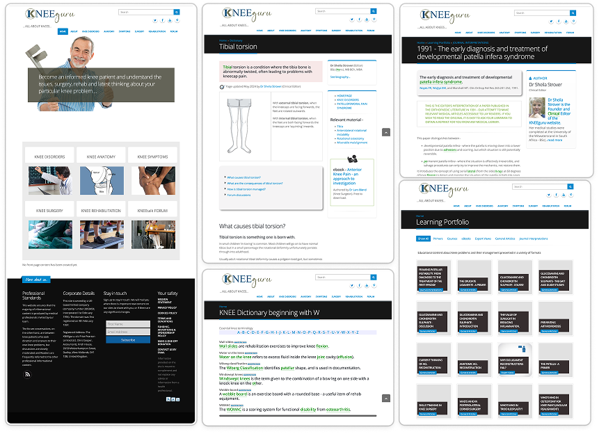 Images of the old Kneeguru site